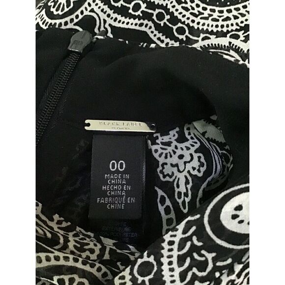 Chico’s Black Label Sheer Blouse Cold Shoulder Sleeves Size 00 - Picture 9 of 10